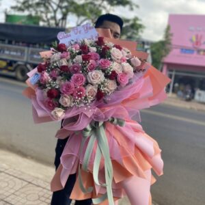 Bó hoa hồng yêu thương - Đặt hoa đẹp tại huyện Ea kar